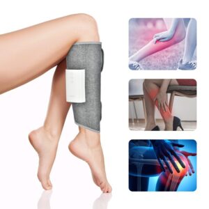 Pneumatic massager for feet with air pillow, massage, vibration and heating