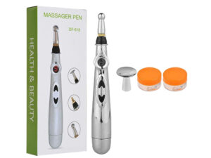 Акупунктурна писалка - масажор с включена батерия и гел
