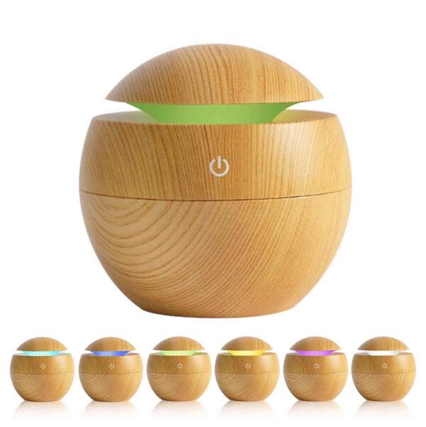 Ultrasonic aroma diffuser, light wood