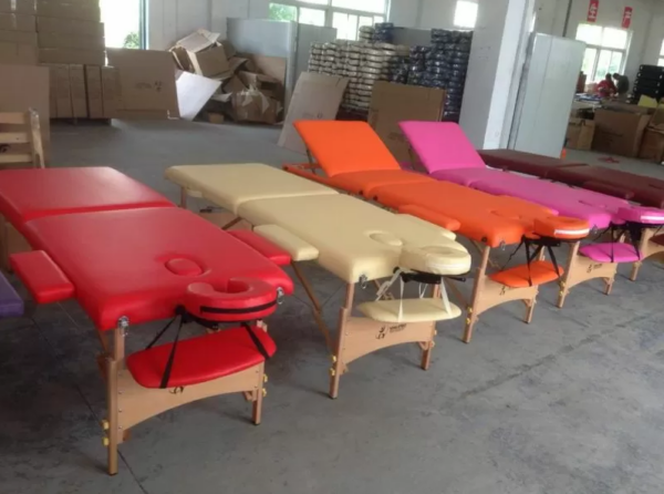 Canapea de masaj cu trei sectoare "MSG-PRO Standard 3", culori: crem sau negru