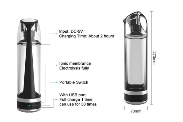 Hydrogen water bottle