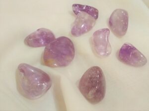 Semi-precious stone Amethyst