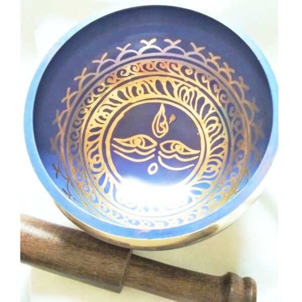 Tibetan singing bowl purple 11 cm. - Image 2