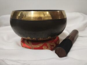 Антична тибетска пееща купа Серия М 12 см