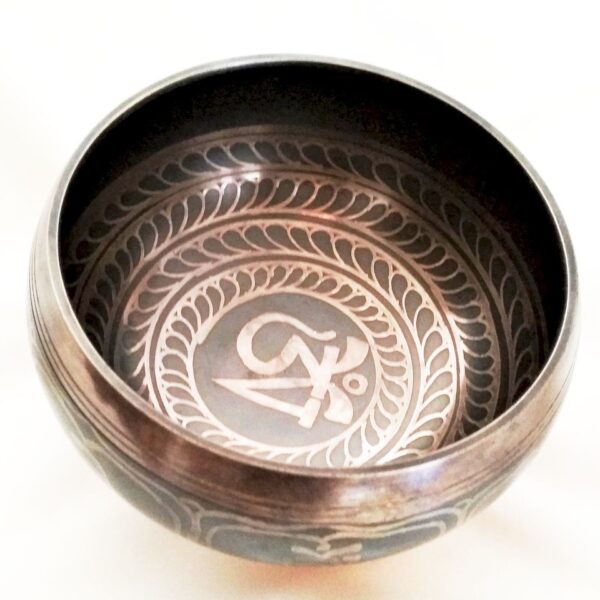 Antique Tibetan singing bowl series H 12 cm