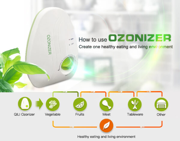 Ozonizer OLA for disinfection and purification of air, water and food