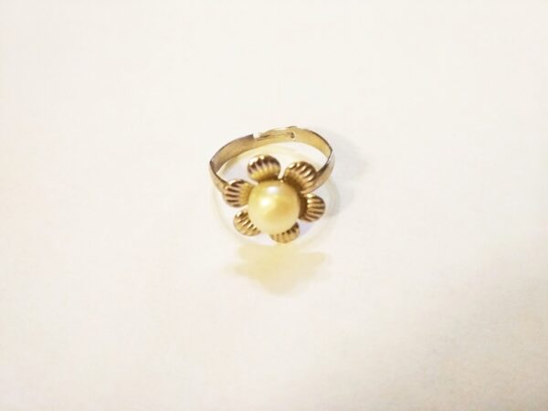 Pearl in a clam with necklace and ring in a red box - Image 7