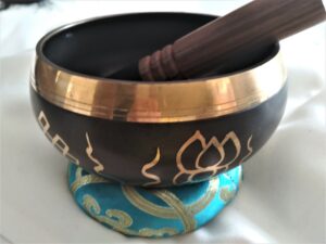 Antique Tibetan Yin Yang Singing Bowl